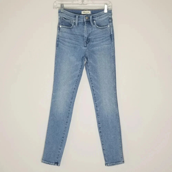 Madewell 10" High-Rise Skinny Jeans 25 - Picture 1 of 4